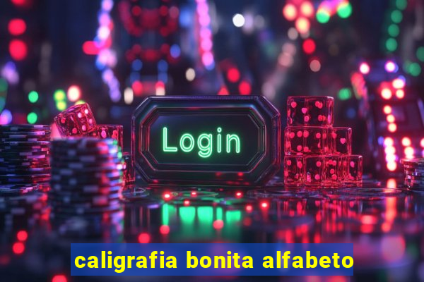 caligrafia bonita alfabeto